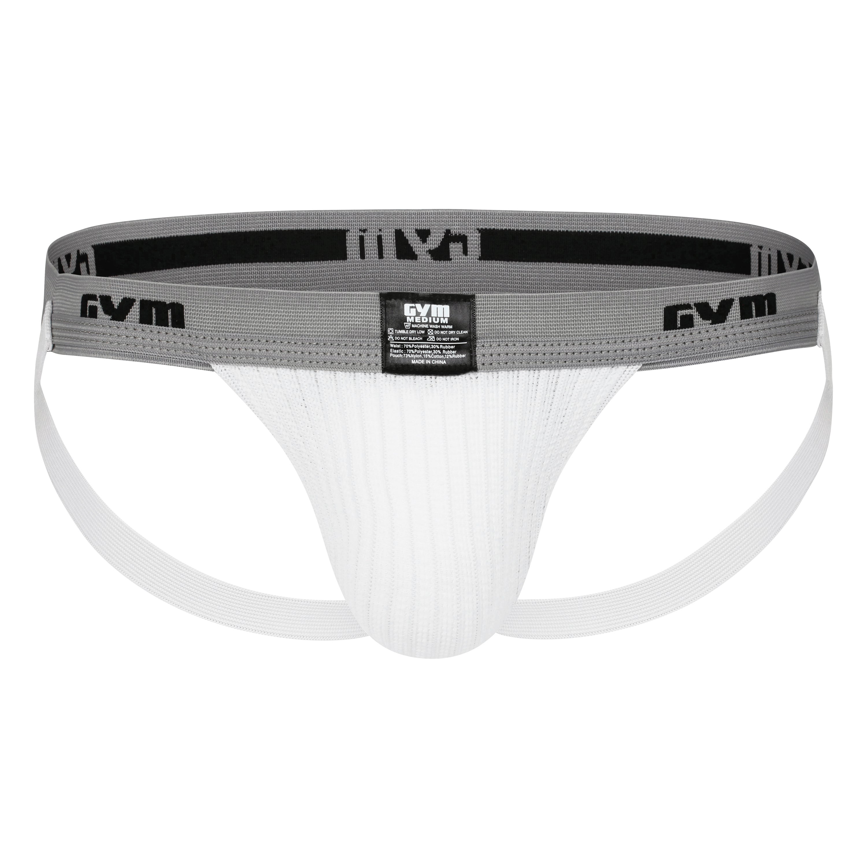 GYM Swim/Run Jockstrap 2.0 with 1" Waistband (1-Pack)