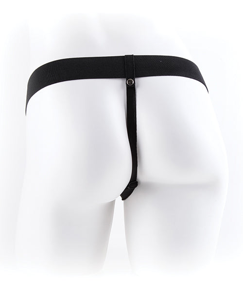 Fetish Fantasy Series 9" Vibrating Hollow Strap - Flesh