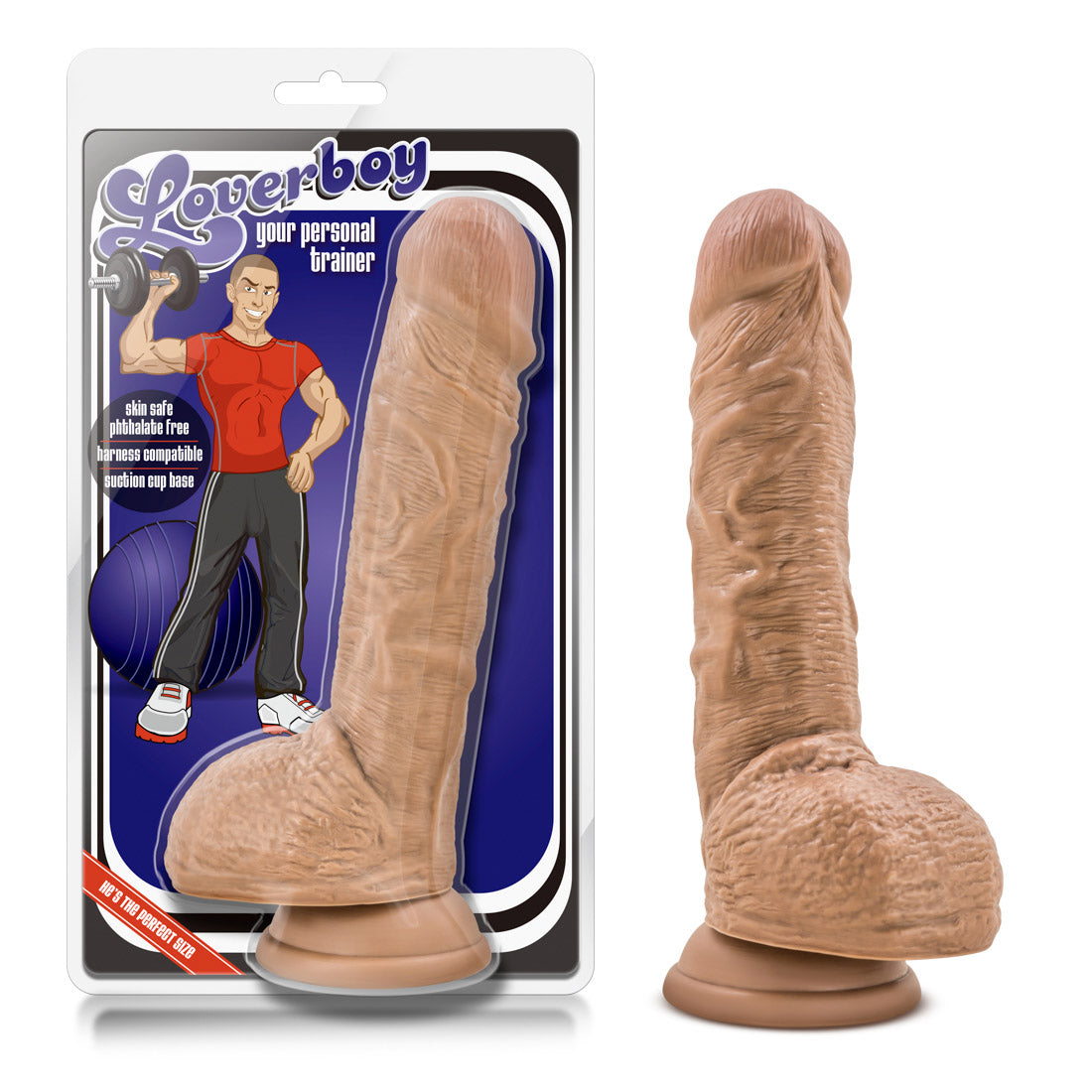 Coverboy Your Personal Trainer 9" Dildo - Latin
