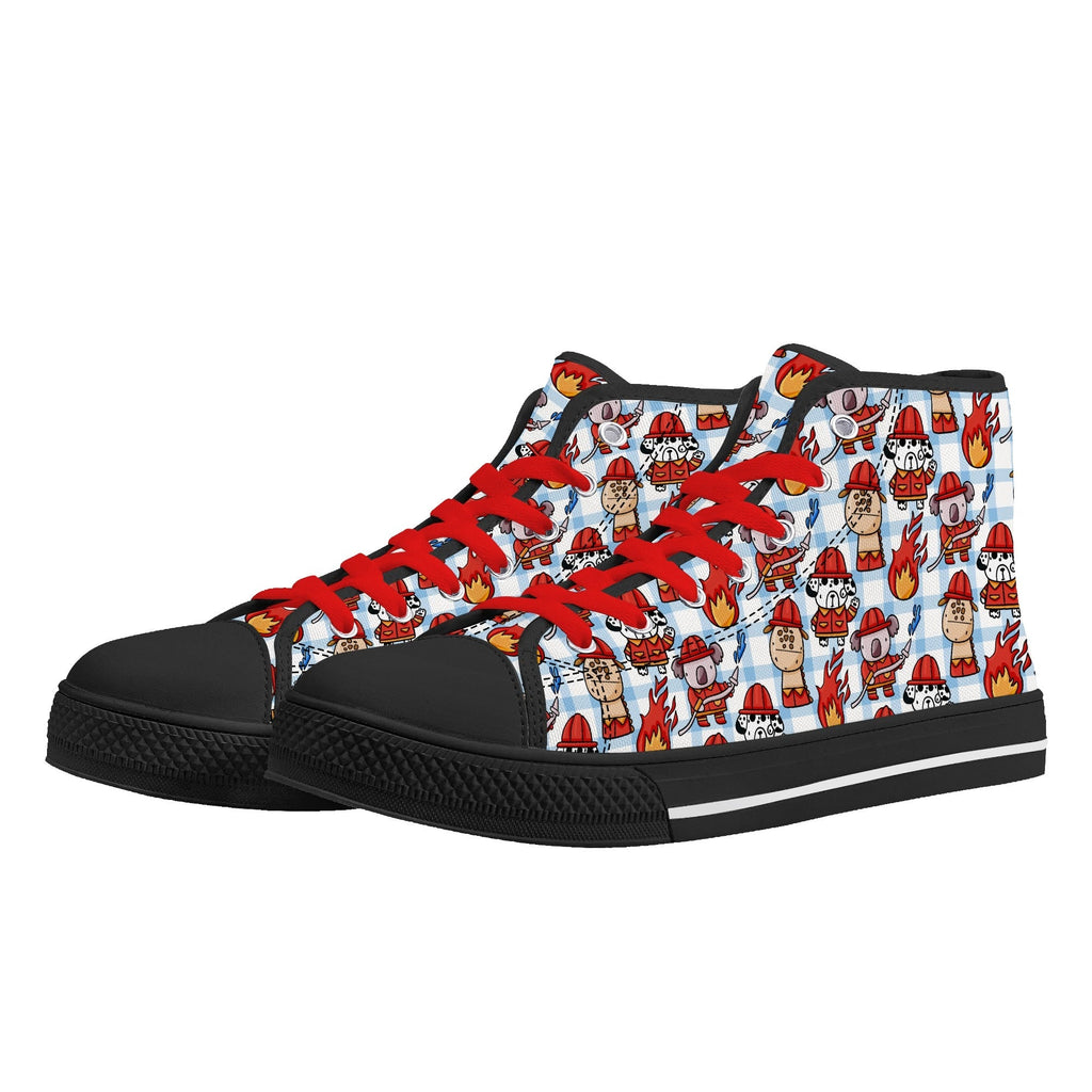 Little Rescue Pup Canvas High Top Sneakers