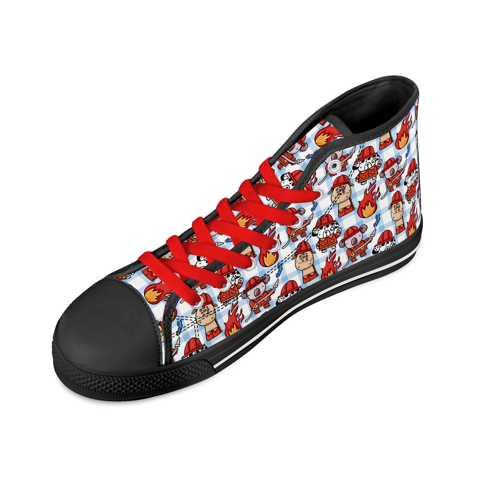 Little Rescue Pup Canvas High Top Sneakers