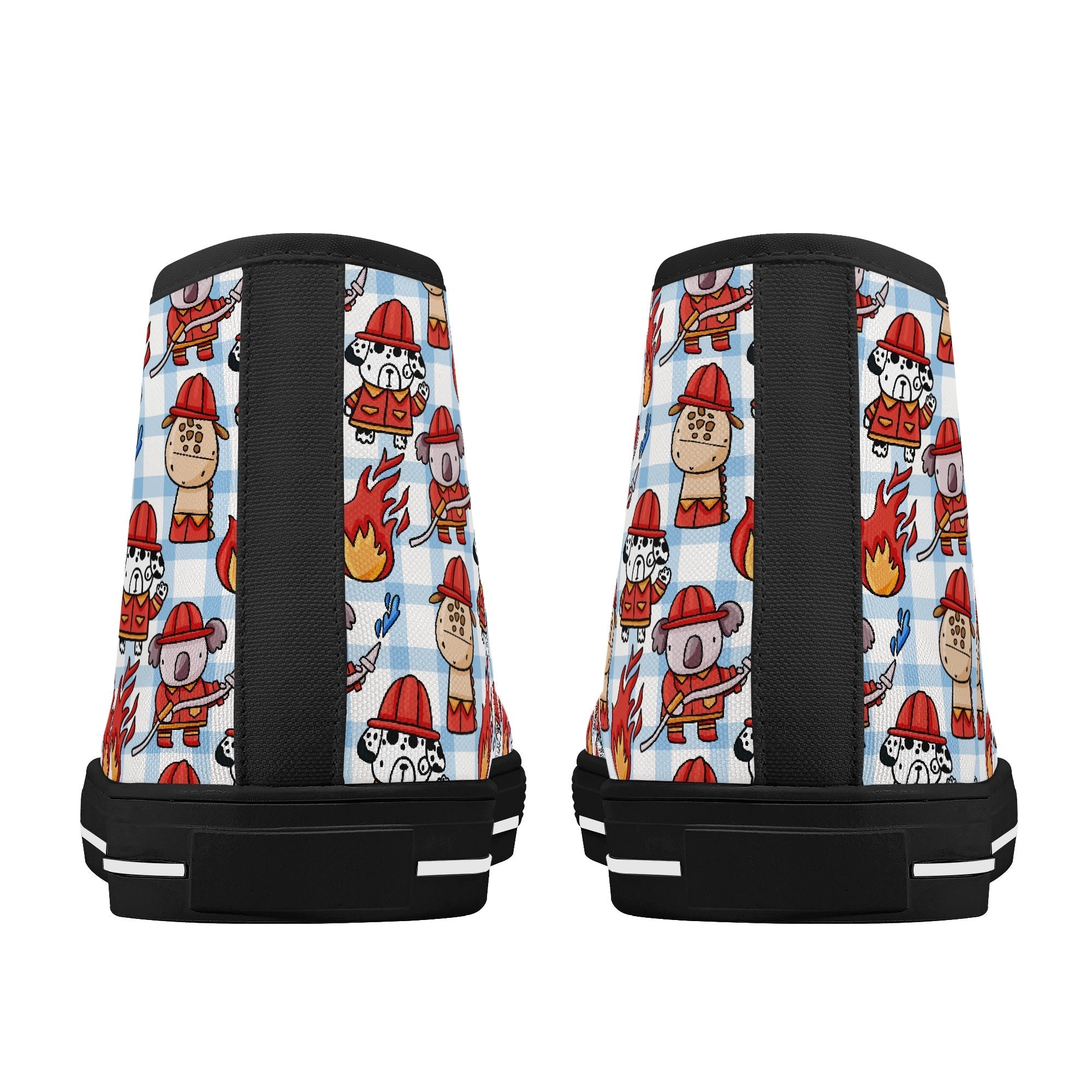 Little Rescue Pup Canvas High Top Sneakers