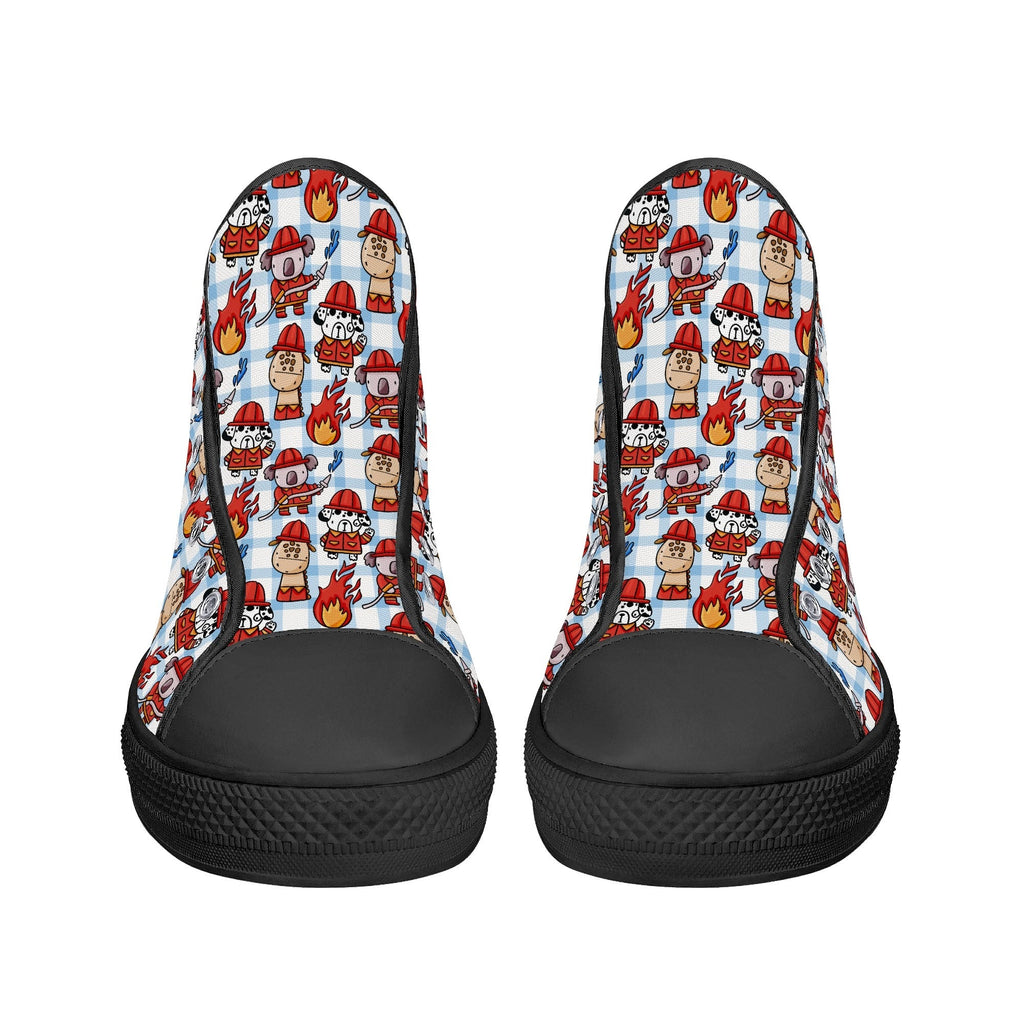 Little Rescue Pup Canvas High Top Sneakers