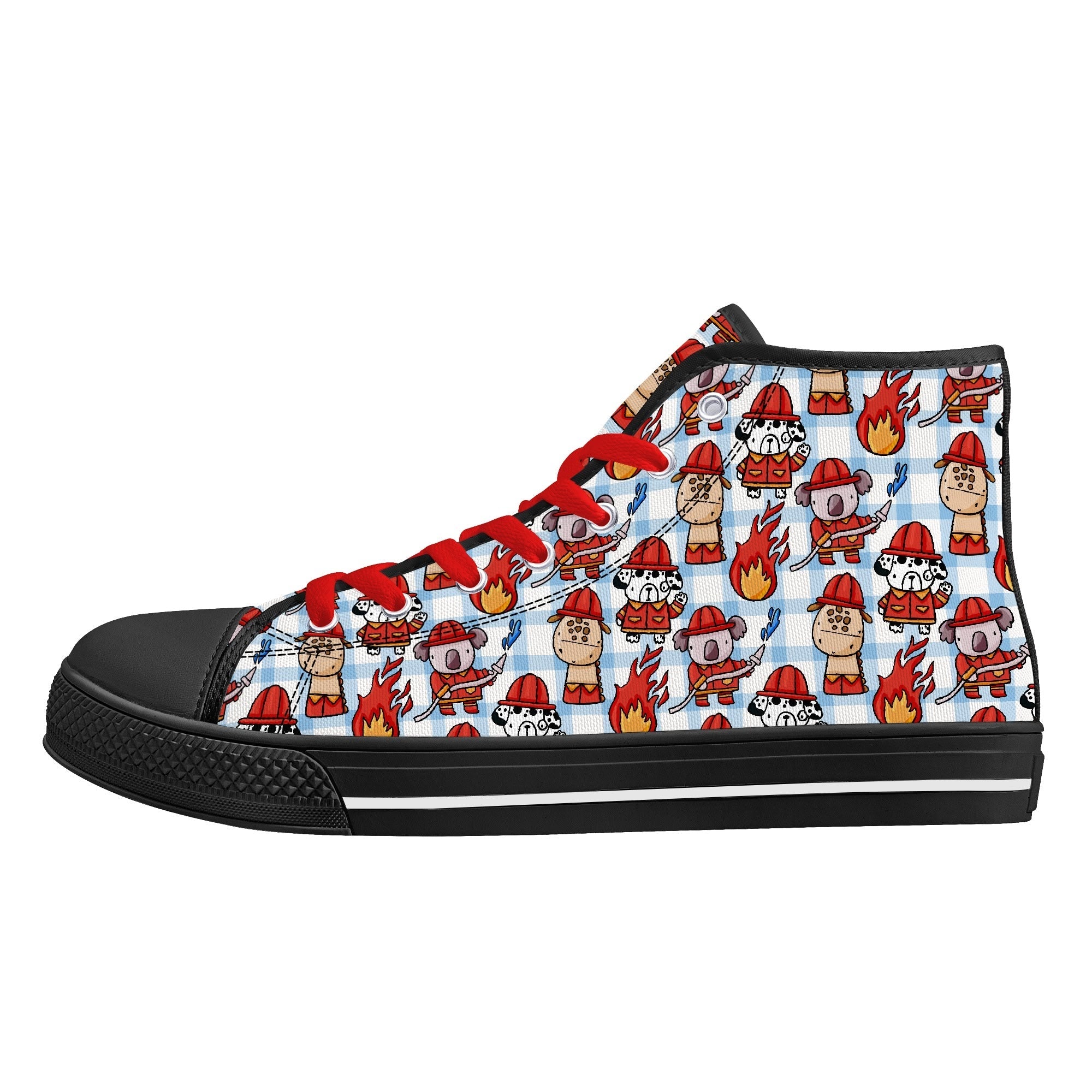 Little Rescue Pup Canvas High Top Sneakers