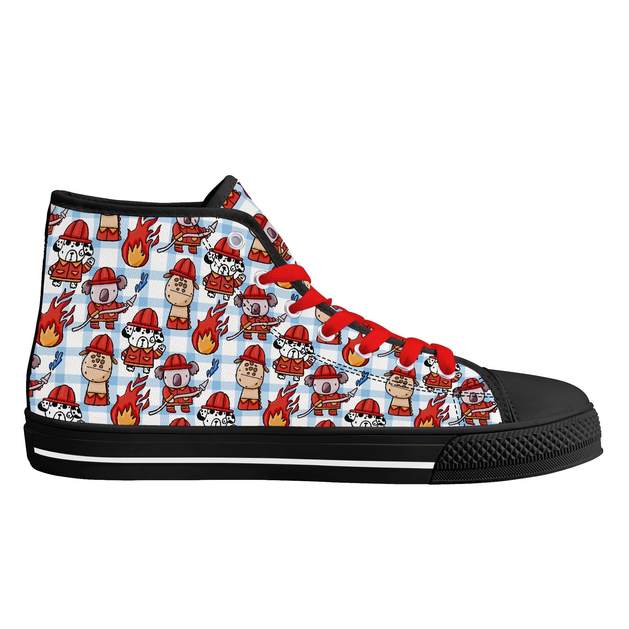 Little Rescue Pup Canvas High Top Sneakers