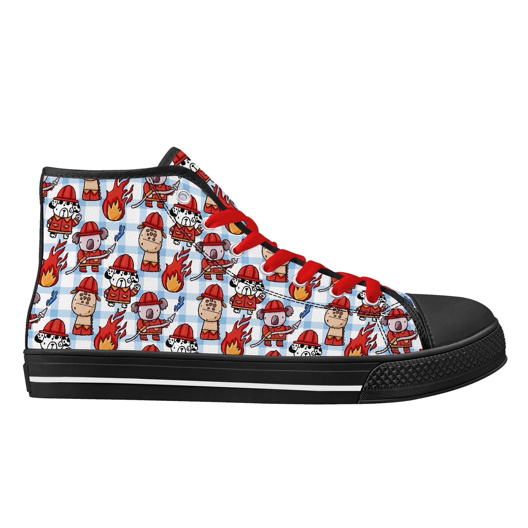 Little Rescue Pup Canvas High Top Sneakers