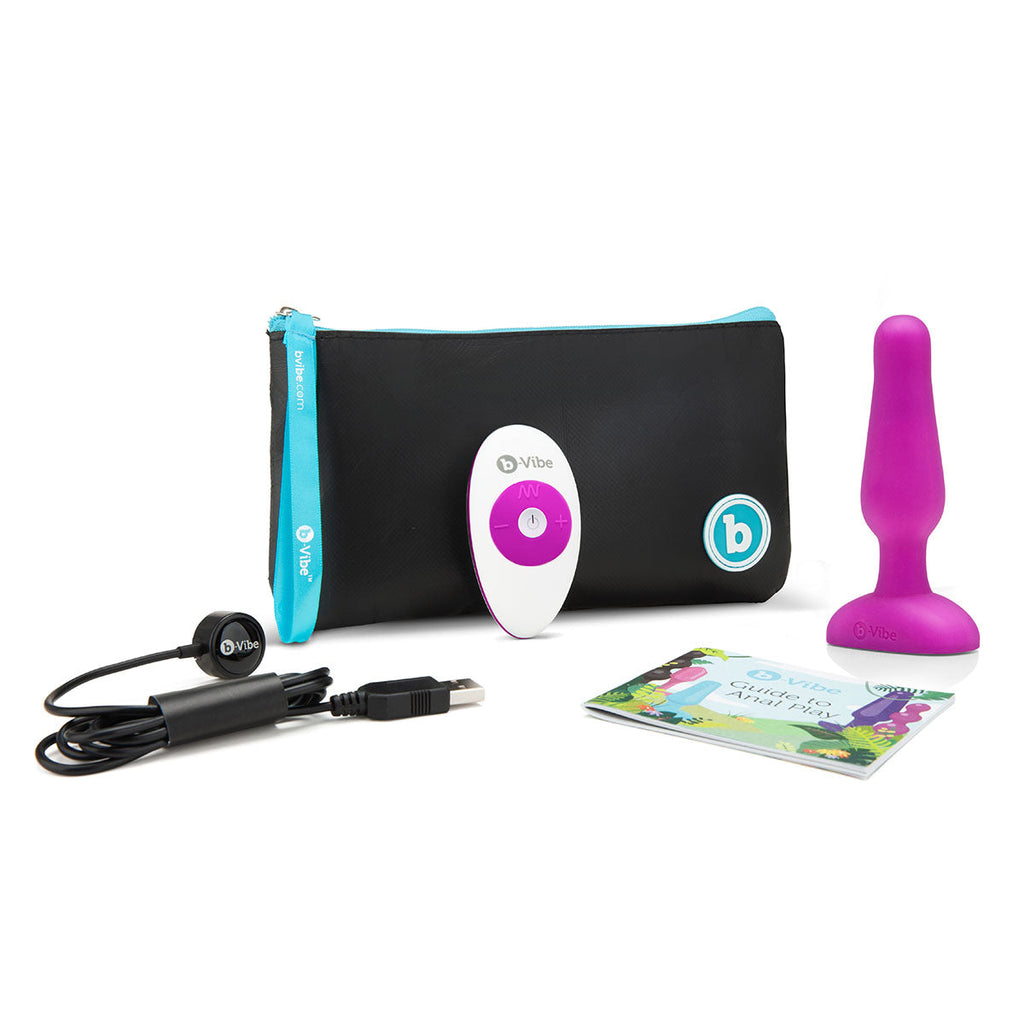 b-Vibe Novice Anal Plug - Fuchsia