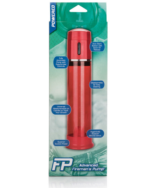 Advanced Fireman's Penis Pump - Red