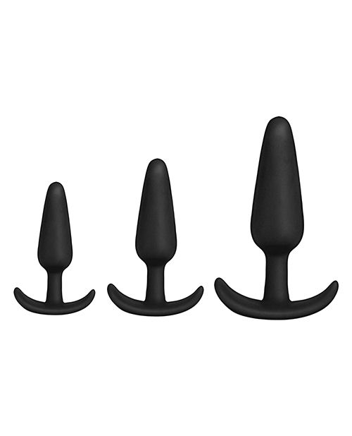 Doc Johnson Silicone Anal Plug Trainer Set In A Bag