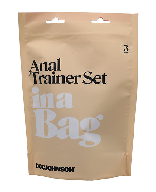 Doc Johnson Silicone Anal Plug Trainer Set In A Bag