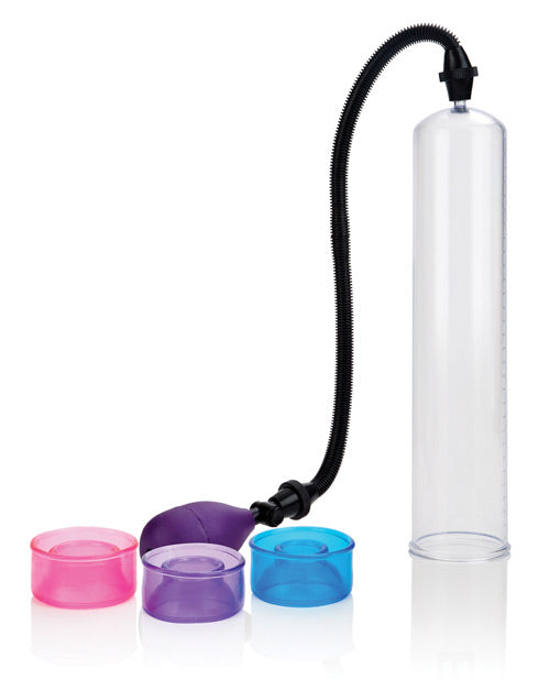 Big Man's Pump 12" & 3 Sized Sleeves - Clear