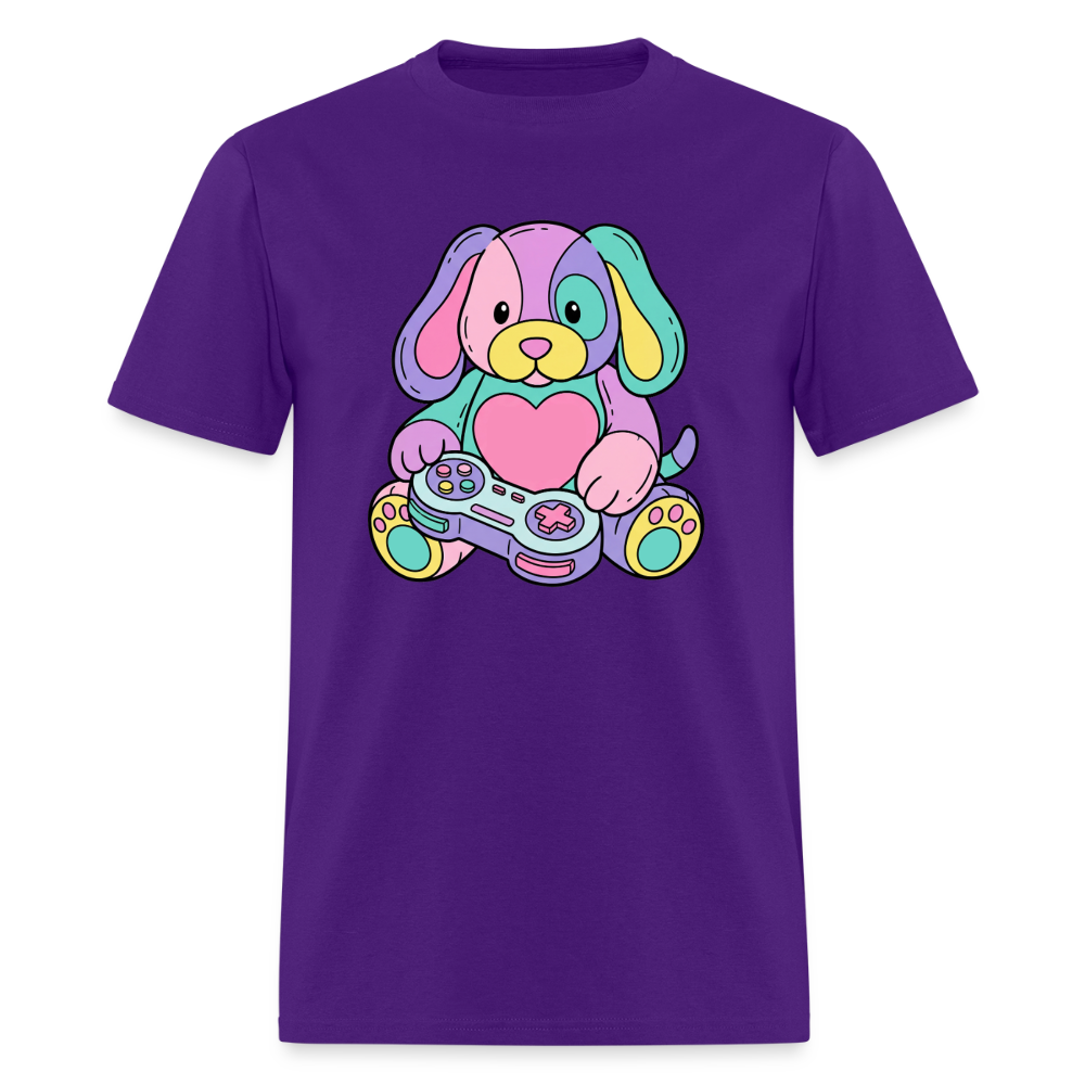 Gamer Pup Plushie Unisex Play Tee (Colors)