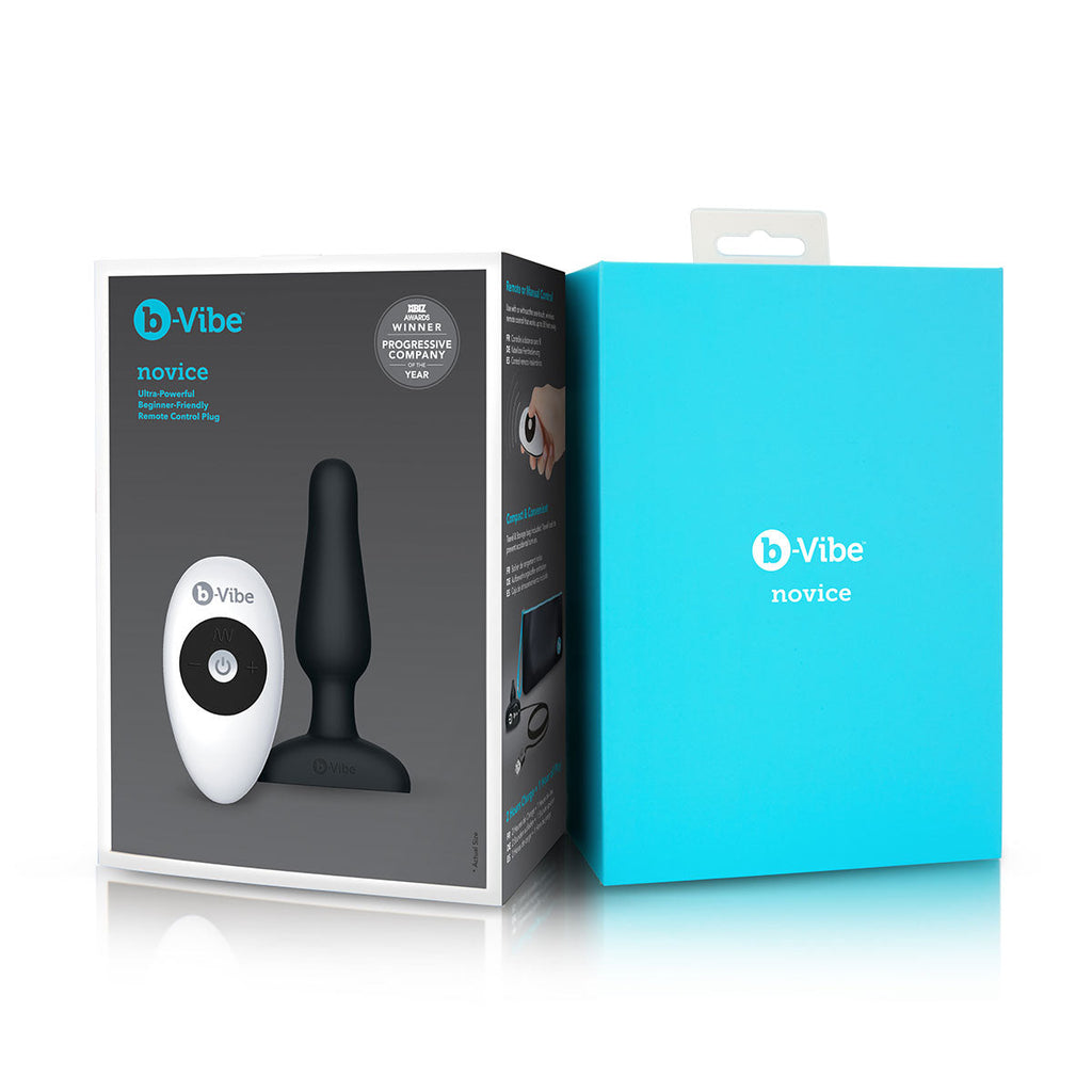 b-Vibe Novice Anal Plug - Black