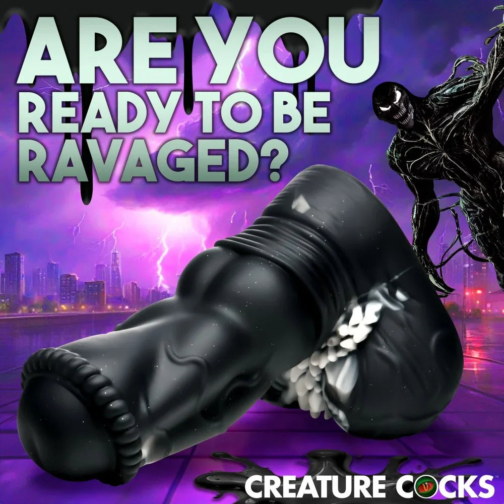 Creature Cocks Venom Silicone Dildo - Black