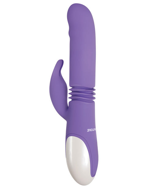 Thick & Thrust Bunny Rabbit Vibrator - Purple