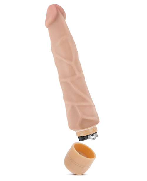 Dr. Skin Vibe 1 - 9" Vibrating Dildo  - Beige