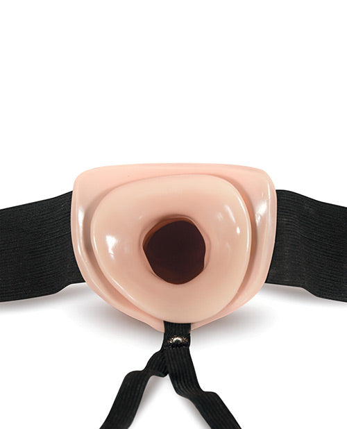 Dr. Skin 7" Hollow Strap On - Vanilla