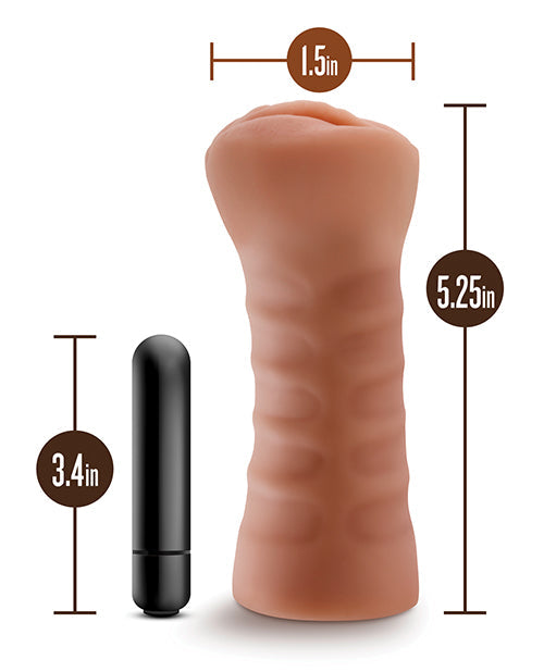 Blush M For Men Sofia Realistic Stroker - Mocha