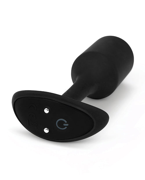 b-Vibe Vibrating Weighted Snug Plug M - Black