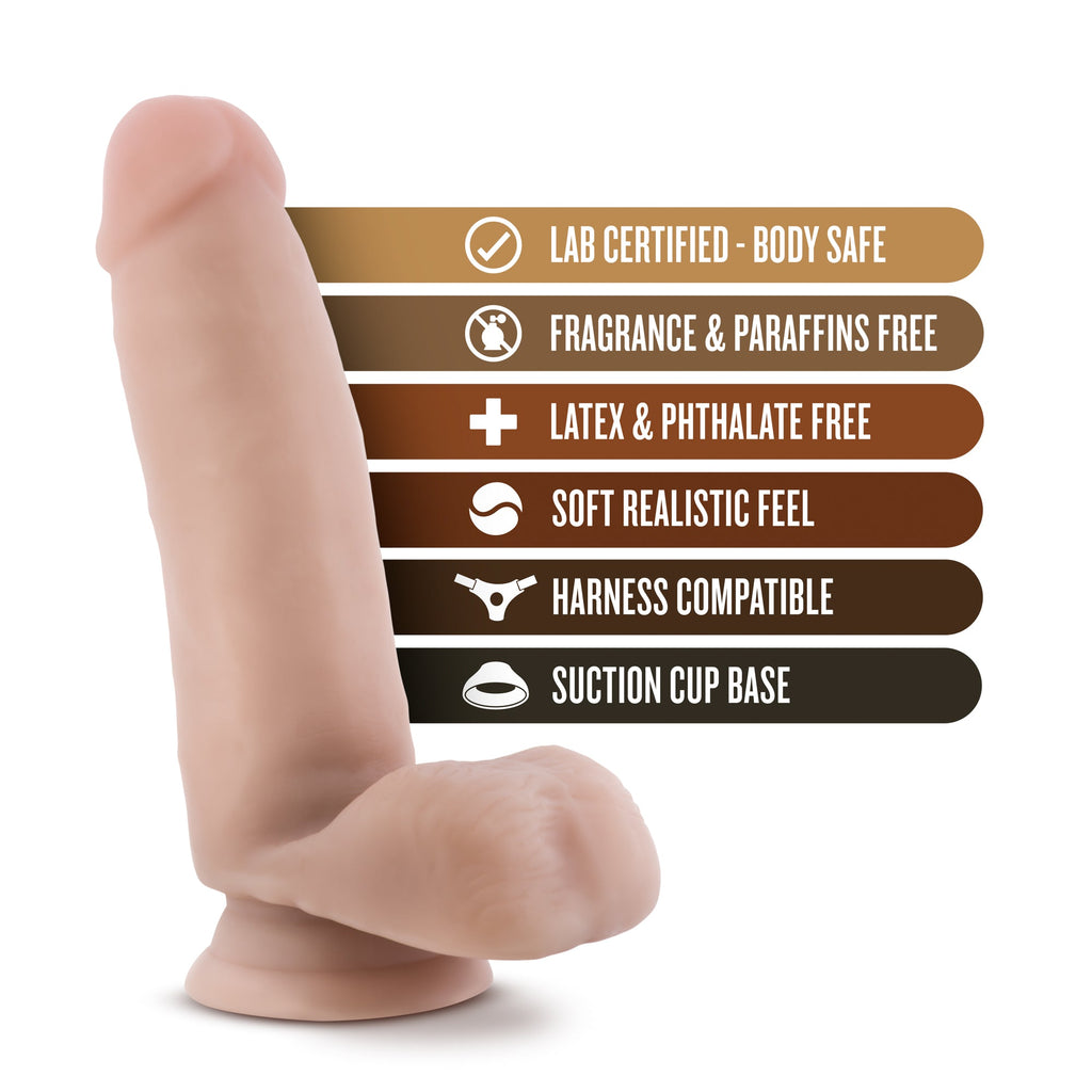 Coverboy The Surfer Dude 7" Dildo - Flesh