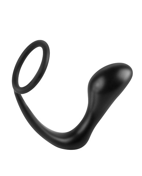 Anal Fantasy Ass Gasm Cockring Plug Black