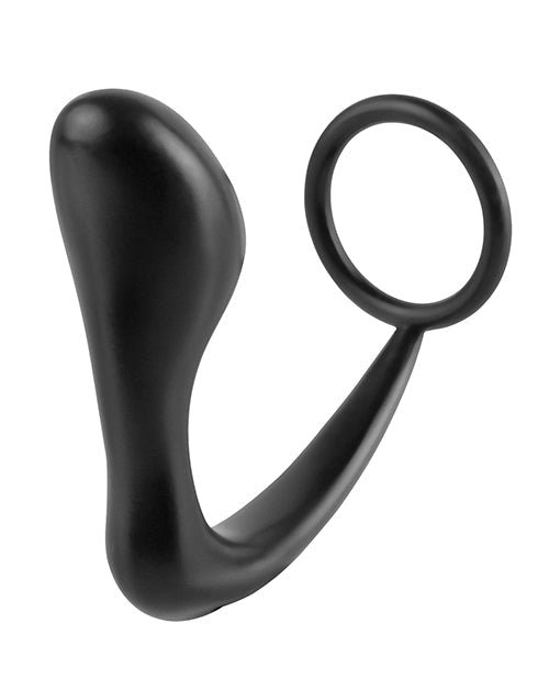 Anal Fantasy Ass Gasm Cockring Plug Black