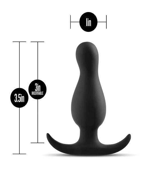 Anal Adventures Curve Plug - Black