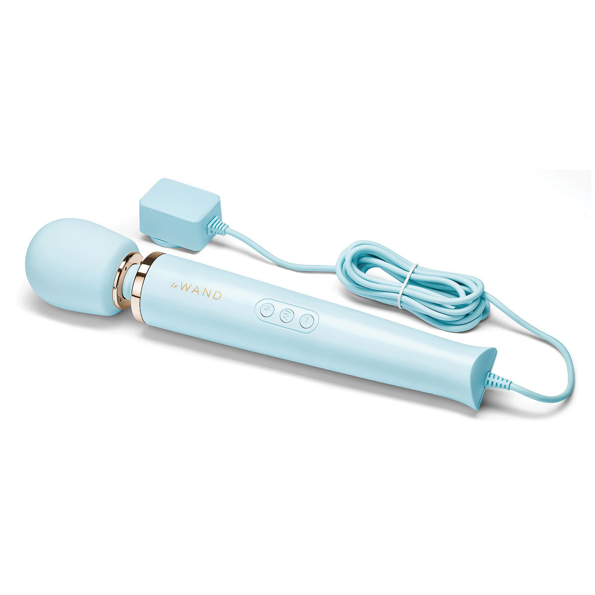 Le Wand Plug-In Vibrating Wand Massager - Blue