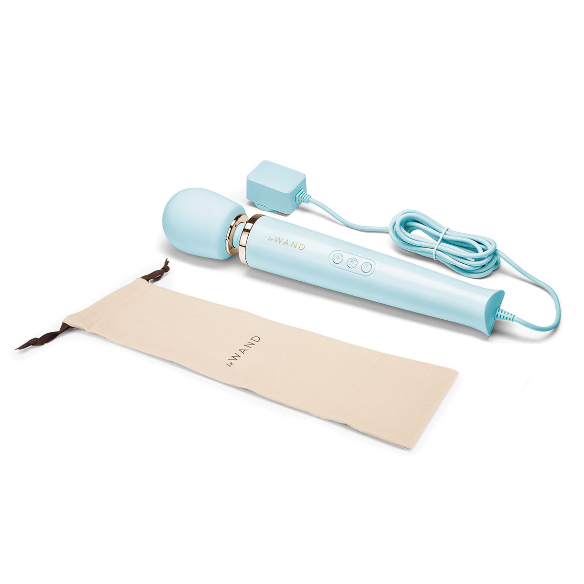 Le Wand Plug-In Vibrating Wand Massager - Blue