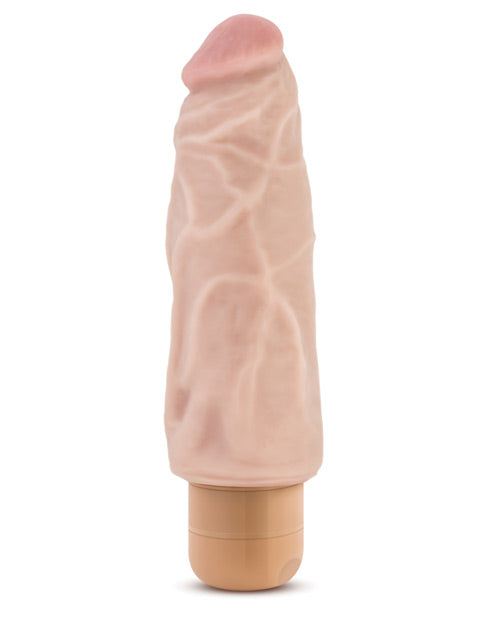 Dr. Skin Vibe 9 - 7" Vibrating Dildo - Beige
