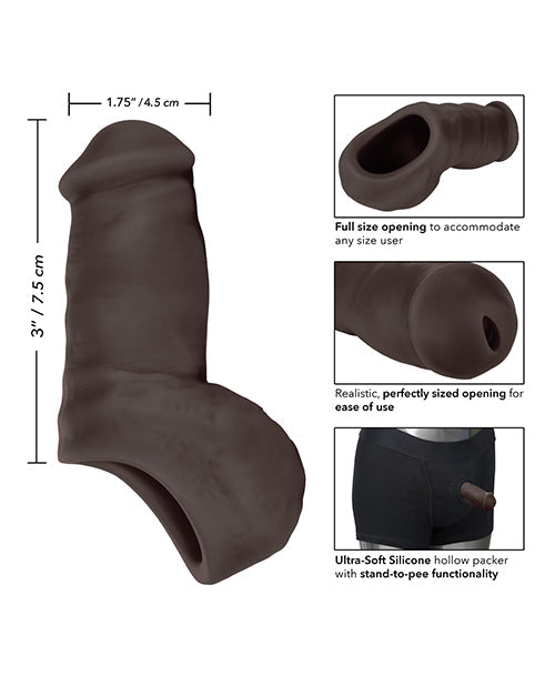 Packer Gear Ultra-Soft Silicone STP Packer Black