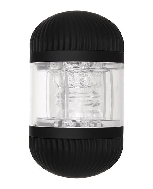 Double Decker Stroker - Black/Clear