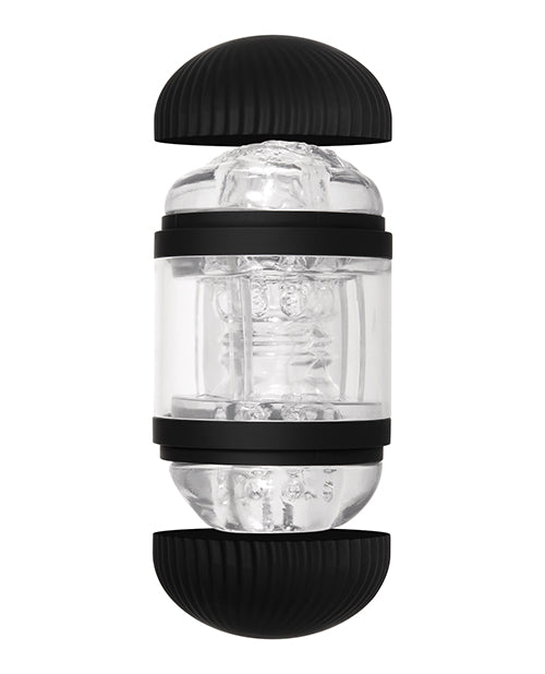Double Decker Stroker - Black/Clear