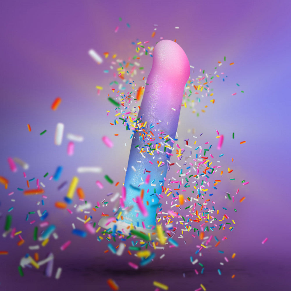 Blush Avant D17 Lucky Silicone Dildo - Pink/Blue