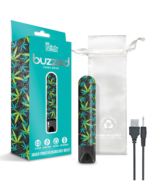 Buzzed 3.5" Rechargeable Bullet - Black