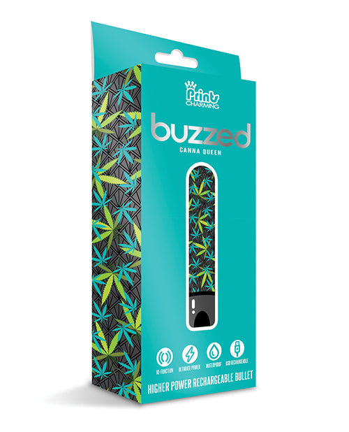 Buzzed 3.5" Rechargeable Bullet - Black