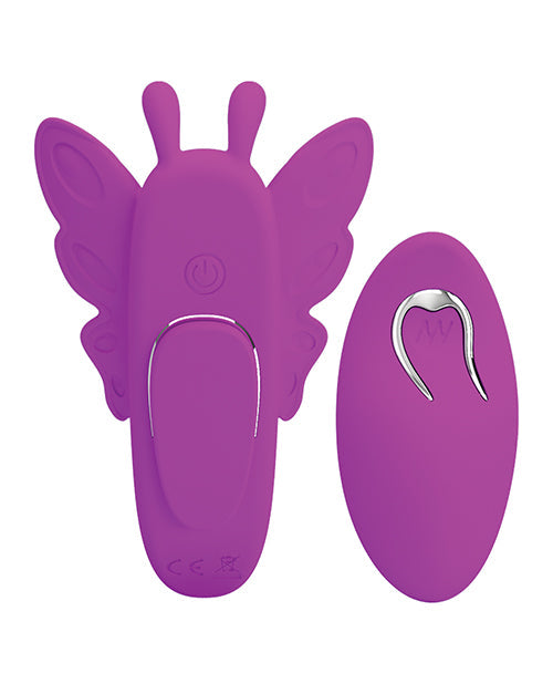 Pretty Love Romance Aileen Butterfly Panty Vibe Fuchsia