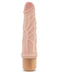 Dr. Skin Vibe 3 - 7.25" Vibrating Dildo - Beige