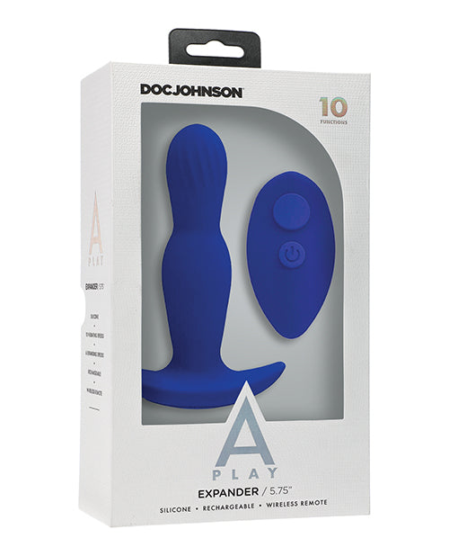 A Play Expander Anal Plug - Royal Blue