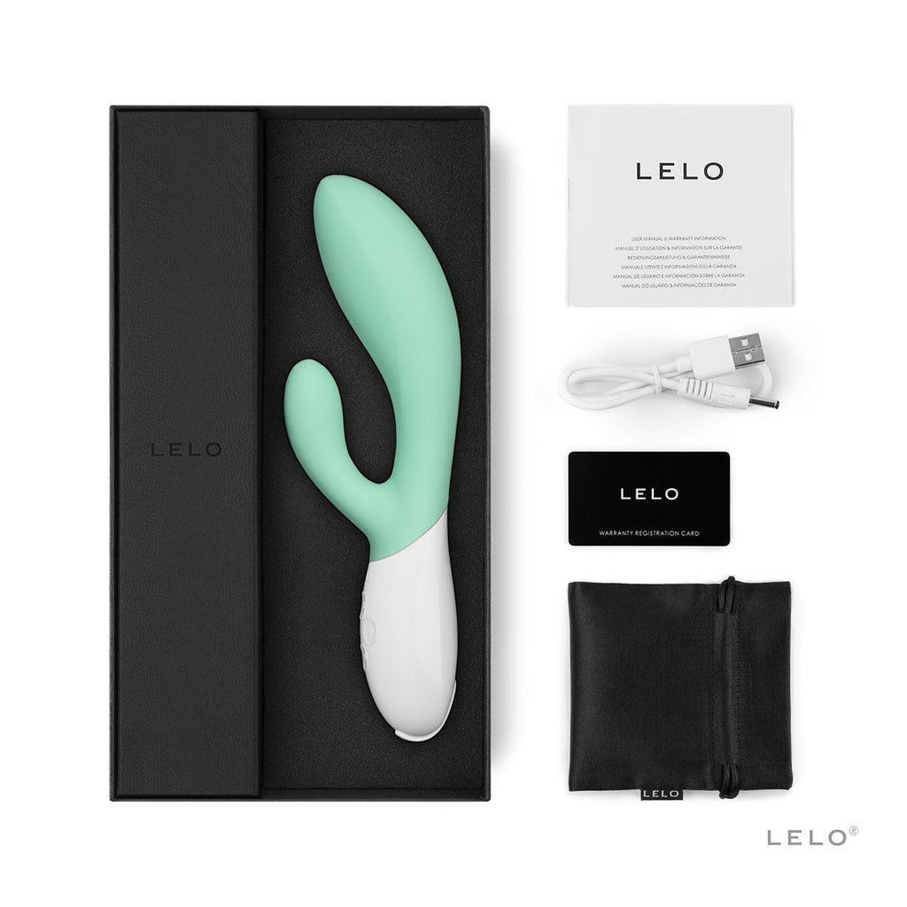 LELO Ina 3 Rabbit Vibrator - Seaweed Green