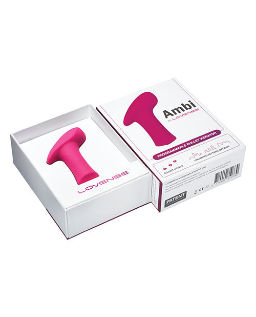 Lovense Ambi Bullet Vibrator - Pink