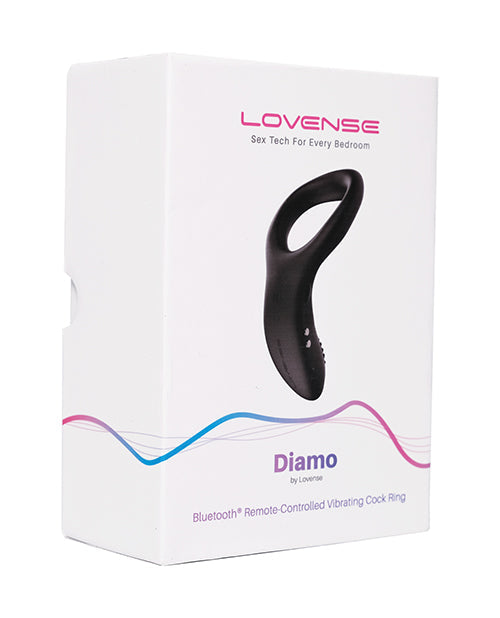 Lovense Diamo Vibrating Cock Ring - Black