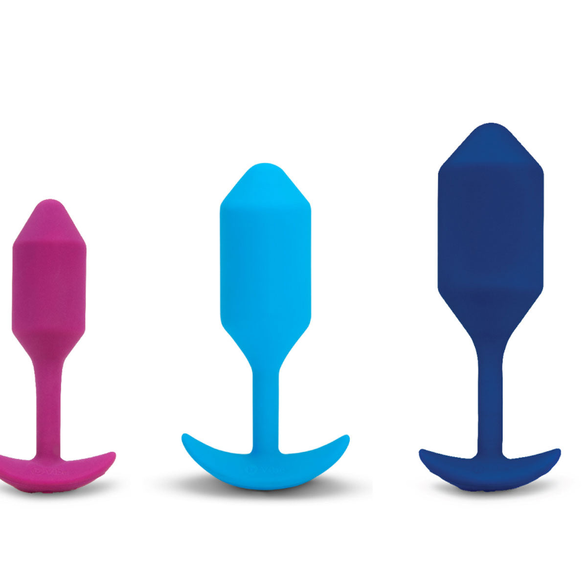 b-Vibe Vibrating Snug Plug 3 L Blue