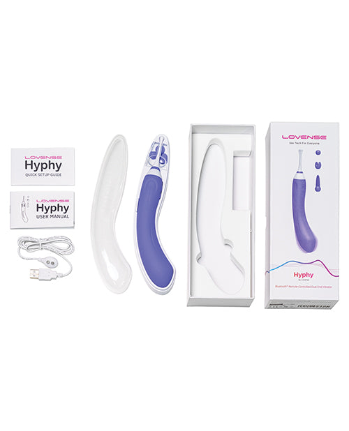 Lovense Hyphy Clitoral & G-Spot Vibrator - Purple