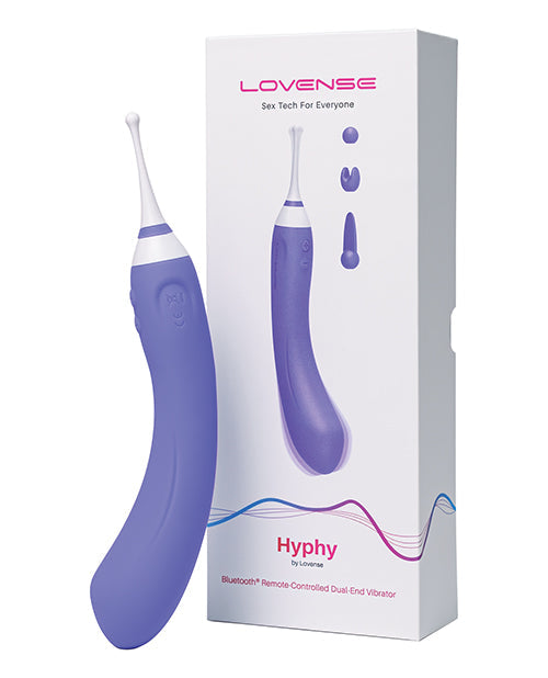 Lovense Hyphy Clitoral & G-Spot Vibrator - Purple