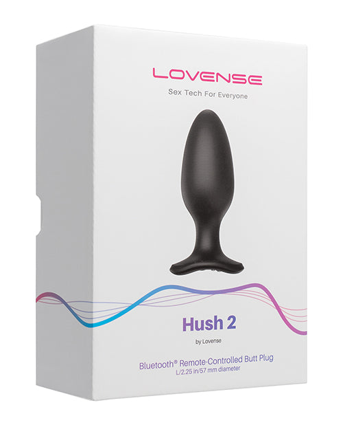 Lovense Hush 2 Vibrating Butt Plug - 2.2 in