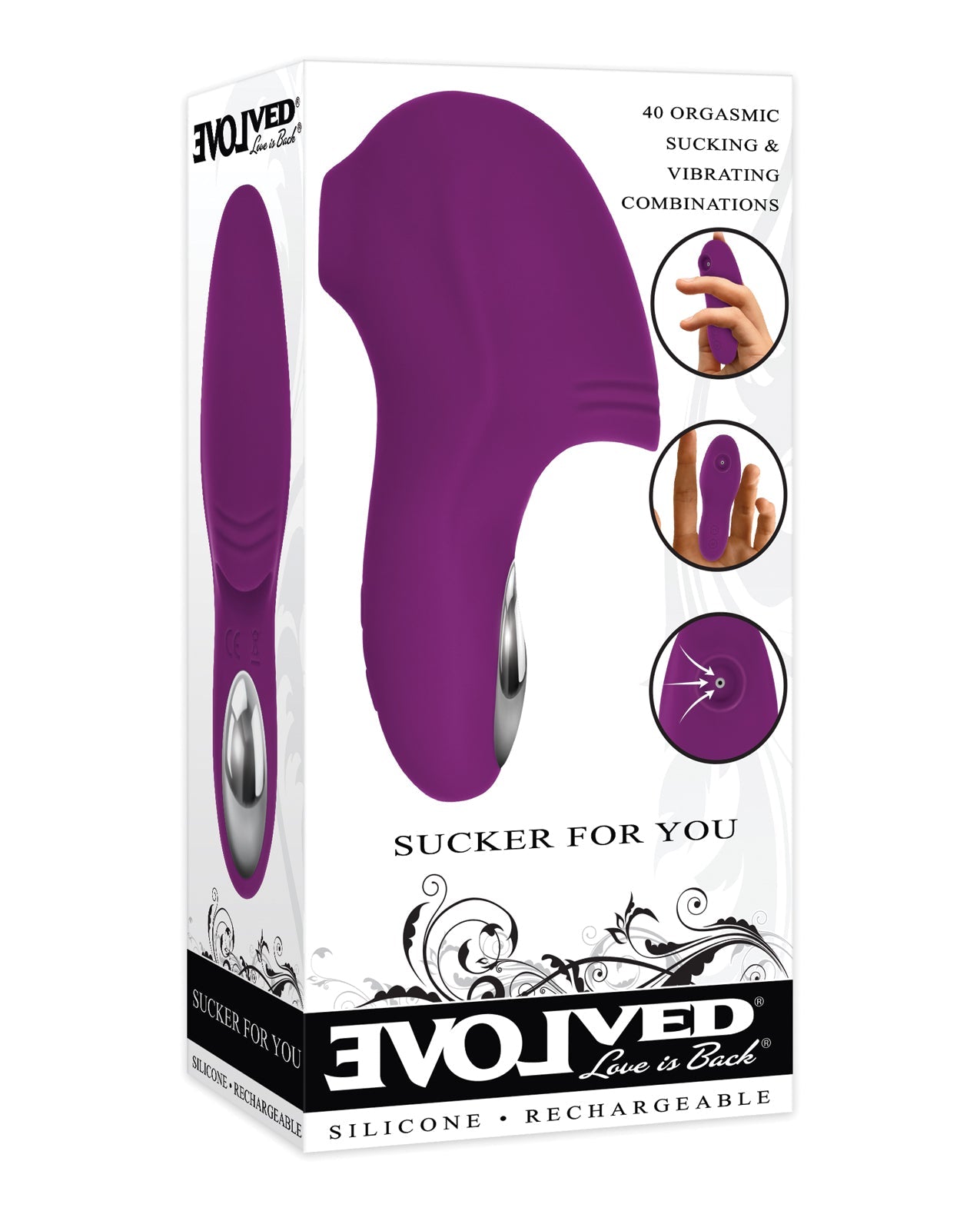 Sucker For You Finger Vibe - Purple