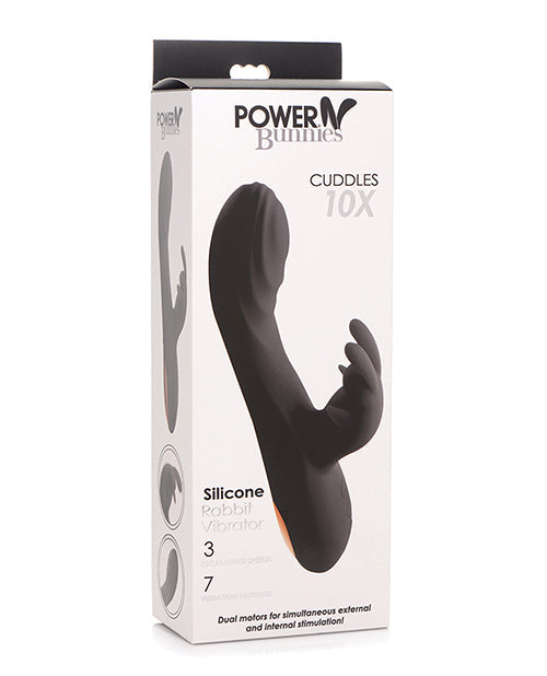 Power Bunnies Cuddles 10X Silicone Rabbit Vibrator