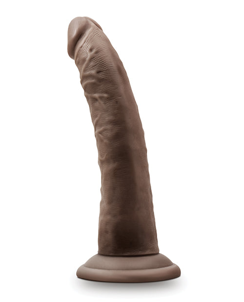 Glide 7.5" Self Lubricating Dildo - Chocolate