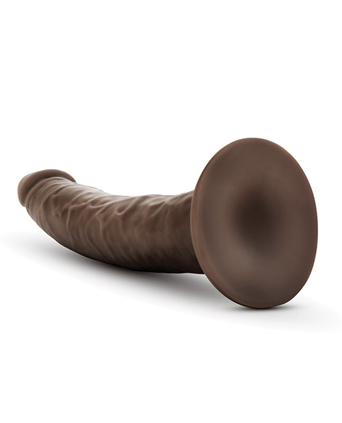 Glide 7.5" Self Lubricating Dildo - Chocolate